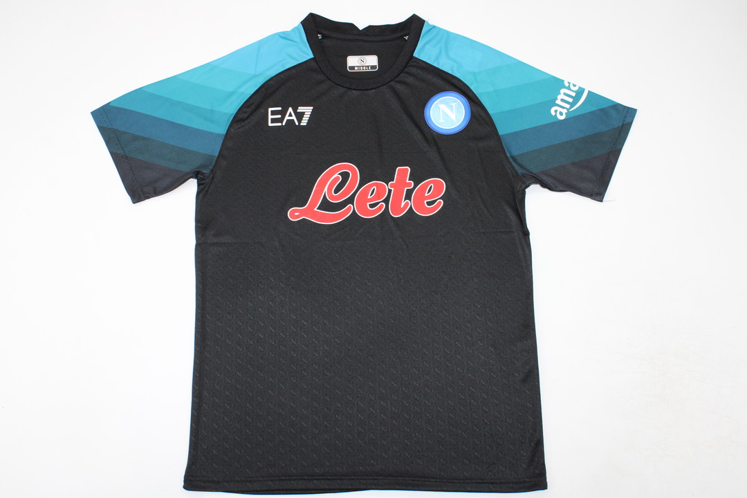AAA Quality Napoli 22/23 UCL Third Black Soccer Jersey